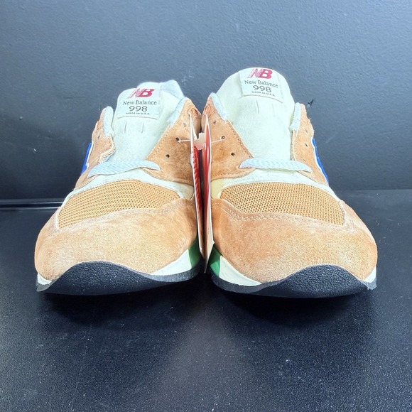 New Balance 998 Men's Size 7.5 Teddy Santis Made in USA Orange Royal Blue - Picture 3 of 14